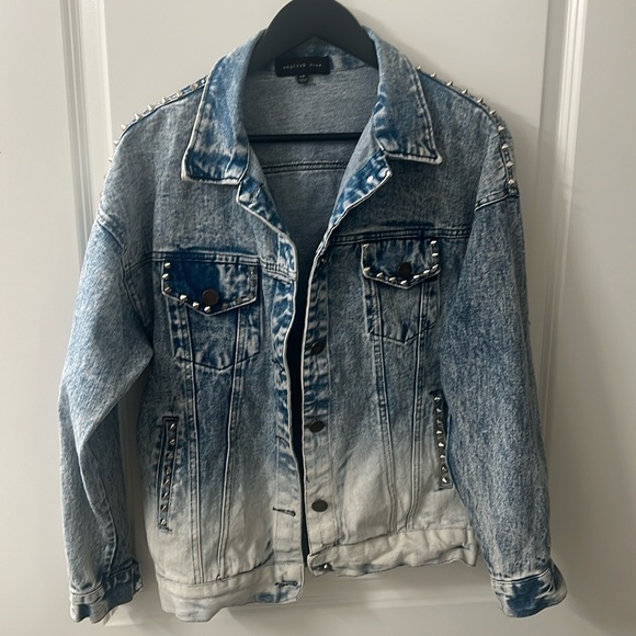 English Rose Studded Denim Jacket - Picture 1 of 11